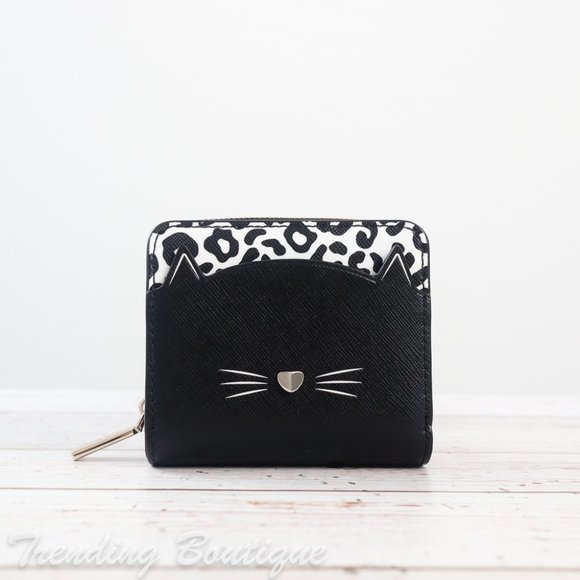 kate spade Bags Nwt Kate Spade New York Meow Cat Small Zip Around